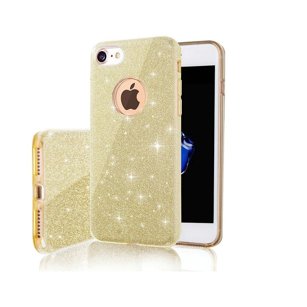 Mirdzošs 3/1 vāciņš Samsung Galaxy S22 tālrunim, zelta