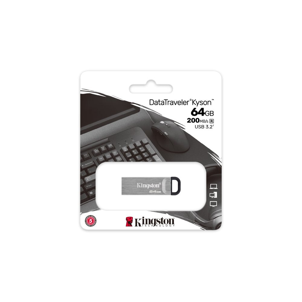 Kingston USB zibatmiņa 64GB USB 3.0 DT Kyson metāla