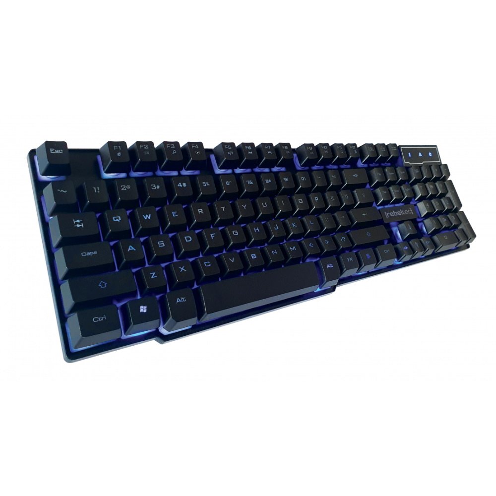 Rebeltec vadu spēļu komplekts ar tastatūru + austiņām + peli + peles paliktni SHERMAN
