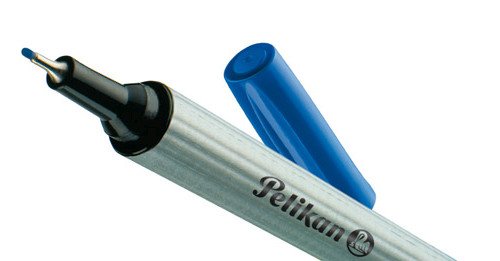 Pelikan Fineliner 96 0,4mm (943167), zilā krāsā