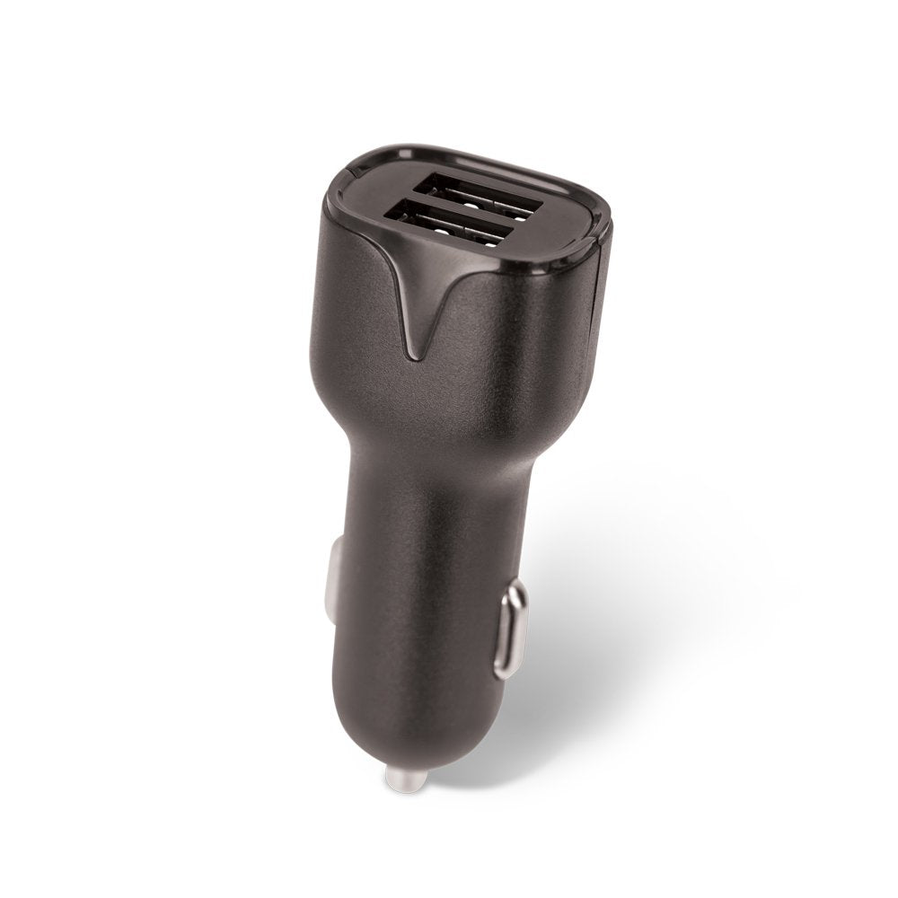 Maxlife MXCC-01 auto lādētājs 2x USB 2.4A melns + USB-C kabelis