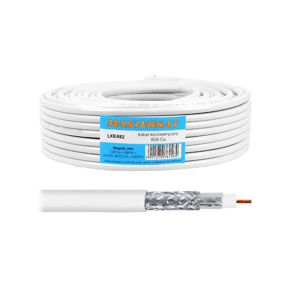 Mastersat kabelis Coaxial 1Cu 48x0,12AL 25m