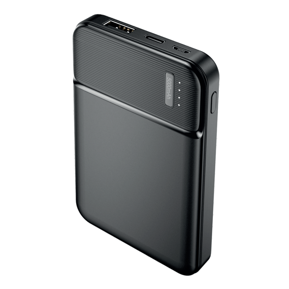 Maxlife ārējā baterija MXPB-01 5000 mAh, melna