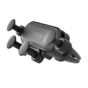 XO auto turētājs C41 gravitātes melns ventilācijas restē