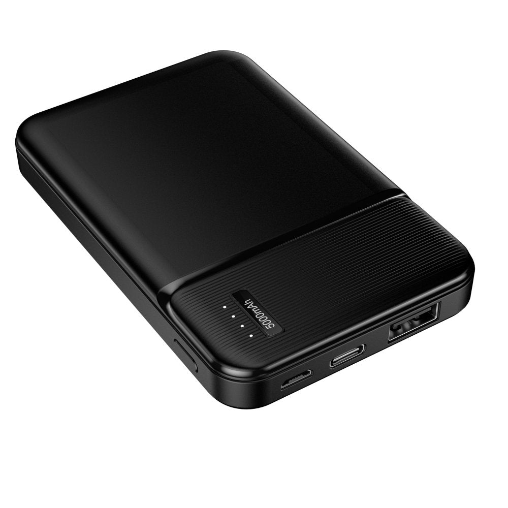 Maxlife ārējā baterija MXPB-01 5000 mAh, melna