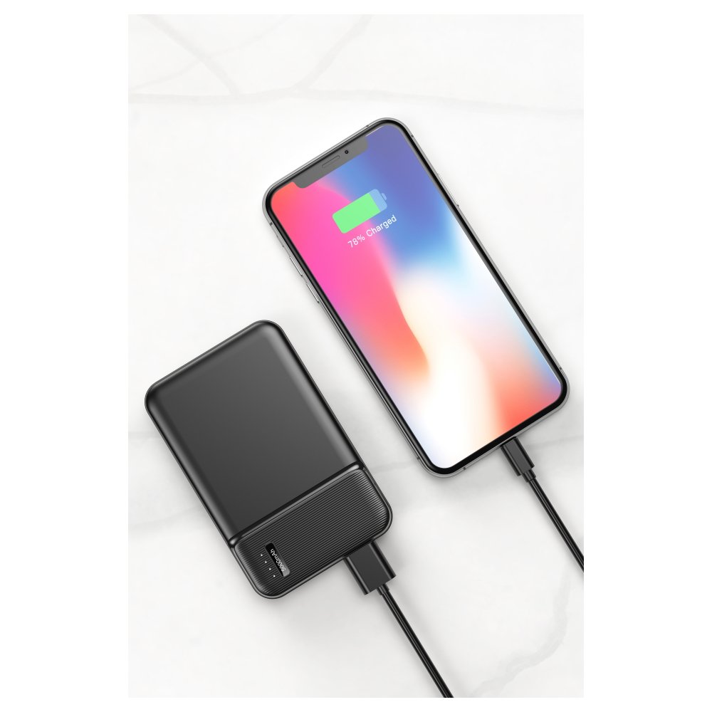 Maxlife ārējā baterija MXPB-01 5000 mAh, melna