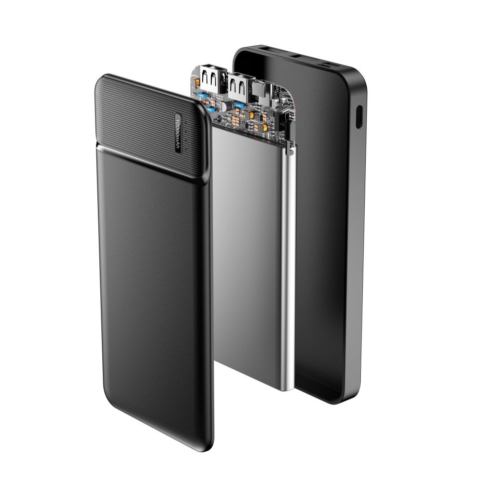 Maxlife ārējā baterija MXPB-01 10000 mAh, melna