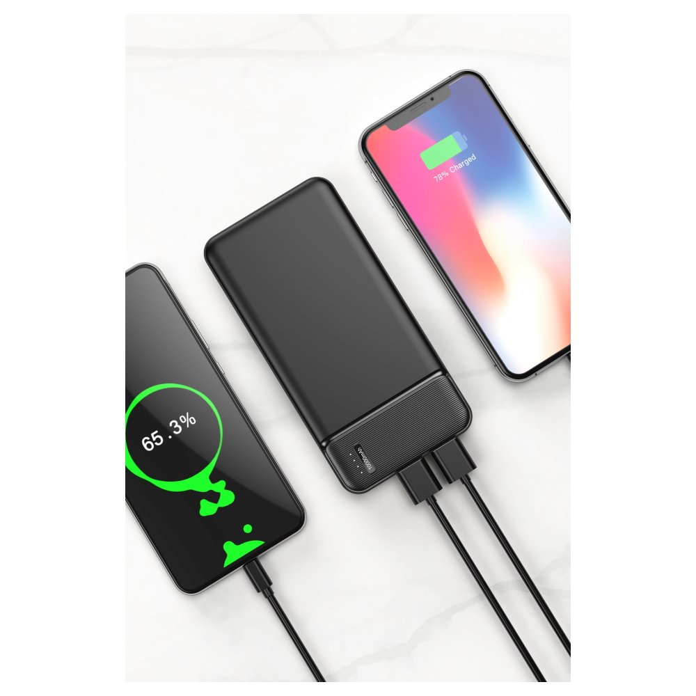 Maxlife ārējā baterija MXPB-01 10000 mAh, melna