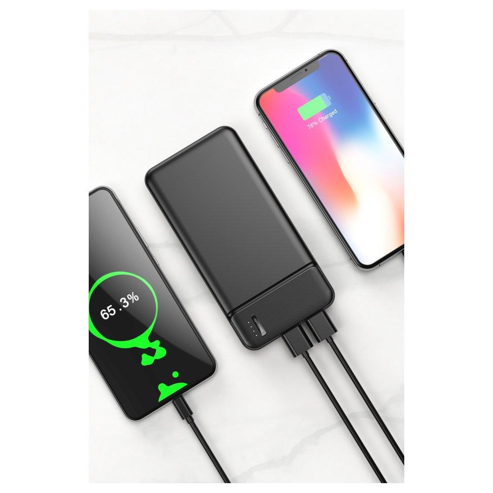 Maxlife ārējā baterija MXPB-01 20000 mAh, melna