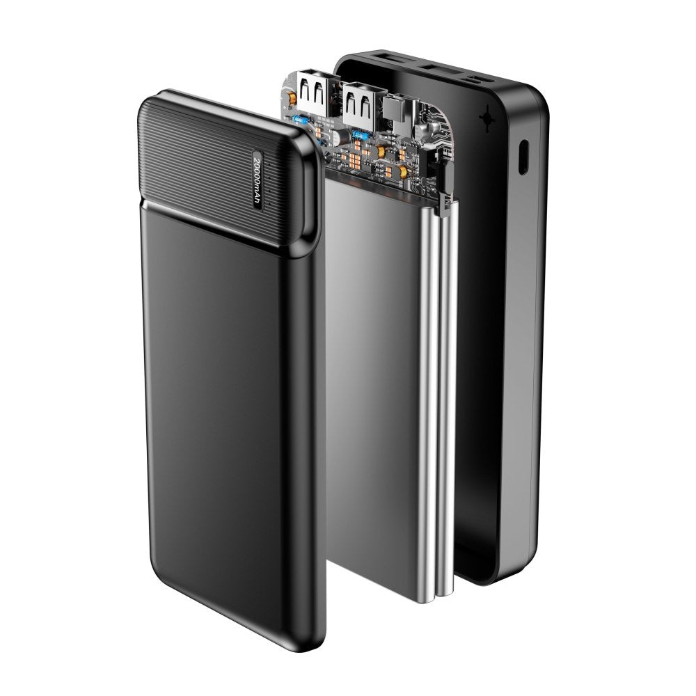 Maxlife ārējā baterija MXPB-01 20000 mAh, melna