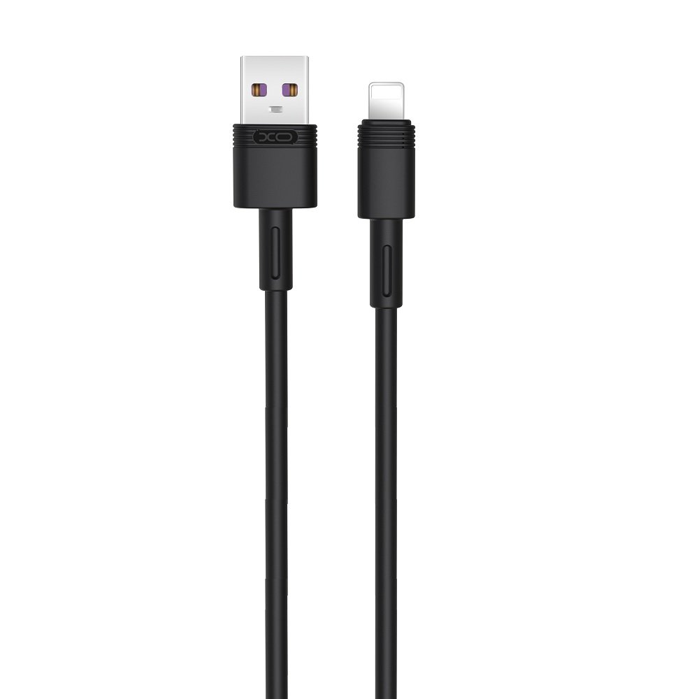 XO kabelis NB-Q166 USB - Lightning 1,0 m 5A, melns