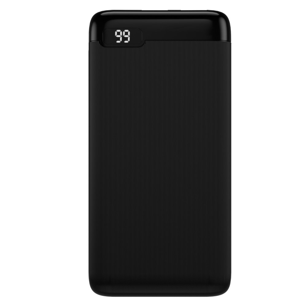Setty ārējā baterija 10000 mAh LCD SPBL-10, melna