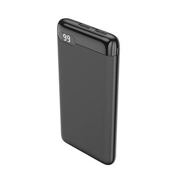 Setty ārējā baterija 10000 mAh LCD SPBL-10, melna