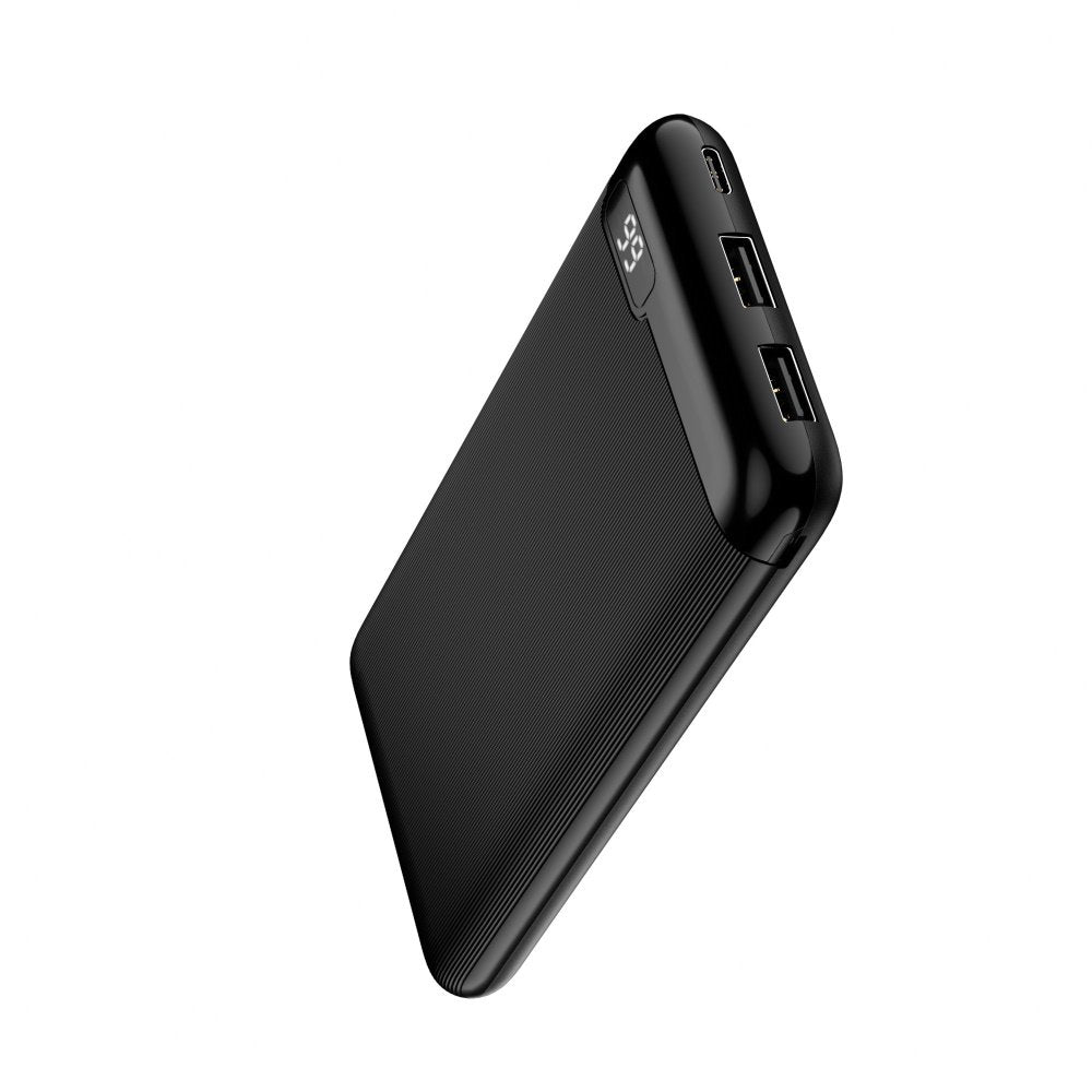 Setty ārējā baterija 10000 mAh LCD SPBL-10, melna