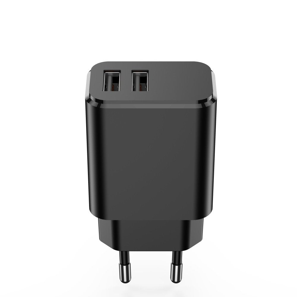 Setty lādētājs 2x USB 3A, melns