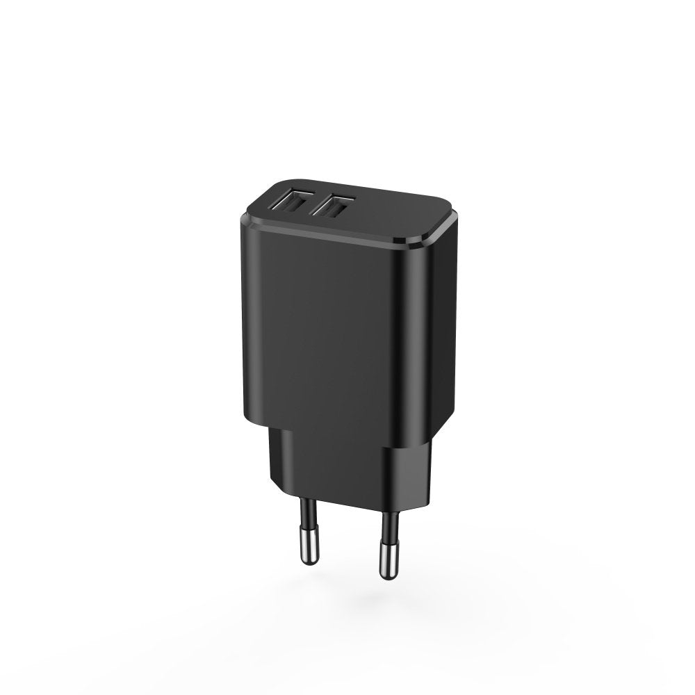 Setty lādētājs 2x USB 3A, melns
