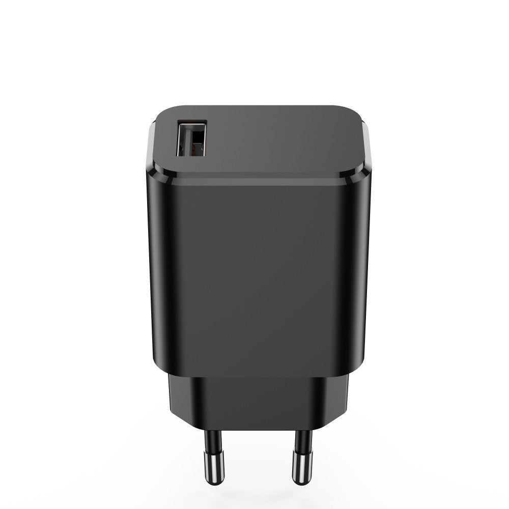 Setty lādētājs 1x USB 3A melns + USB-C kabelis 1,0 m