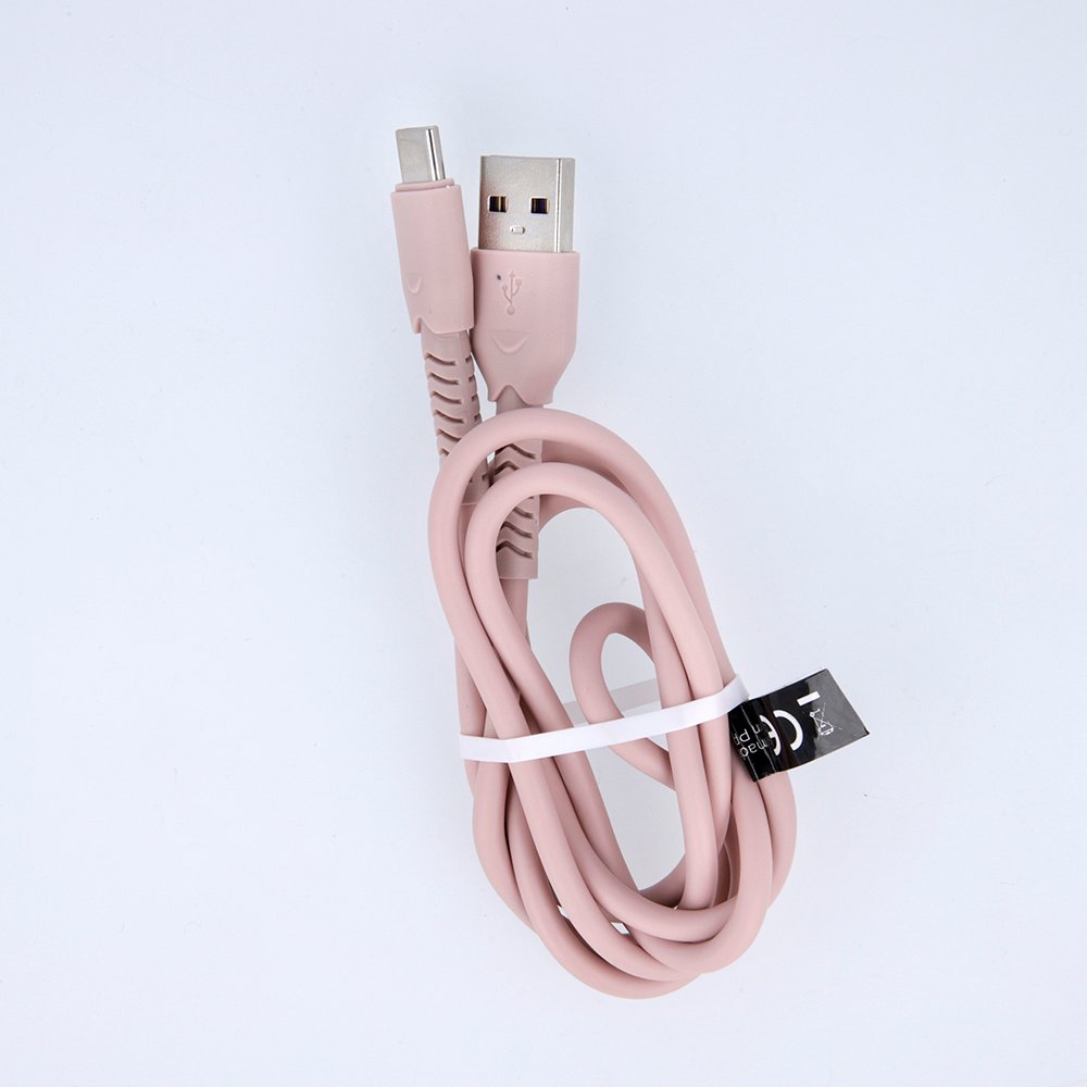 Maxlife kabelis MXUC-04 USB - USB-C 1,0 m 3A, rozā