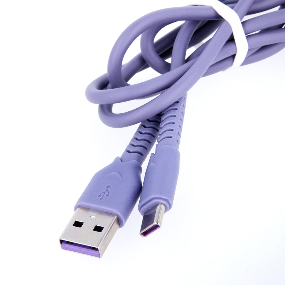 Maxlife kabelis MXUC-04 USB - USB-C 1,0 m 3A, violets