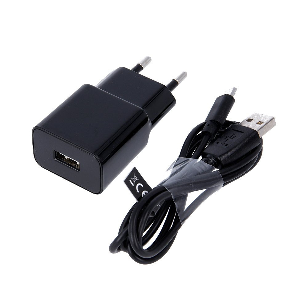 Maxlife MXTC-01 tīkla lādētājs 1x USB 2.1A melns + microUSB kabelis