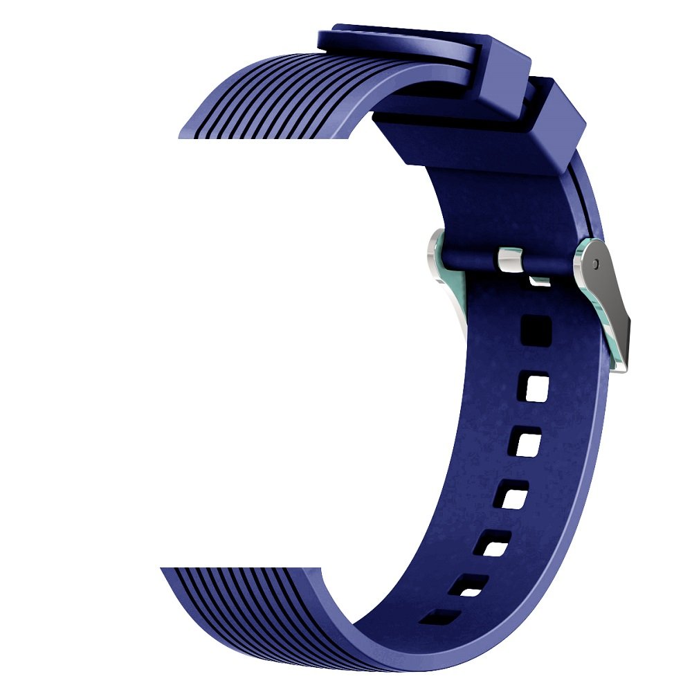 Devia Band Deluxe Sport siksniņa Samsung Galaxy Watch 42 mm / Watch 3 41 mm / Watch 4 40 un 44 mm / Watch 5 40 un 44 mm / Watch 6 40 un 44 mm (20 mm) tumši zila