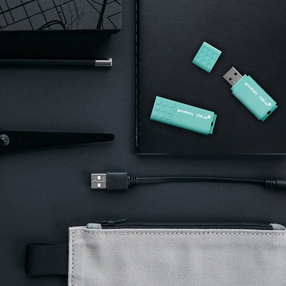 Goodram USB zibatmiņa 64GB USB 3.0 UME3 Care gaiši zaļš