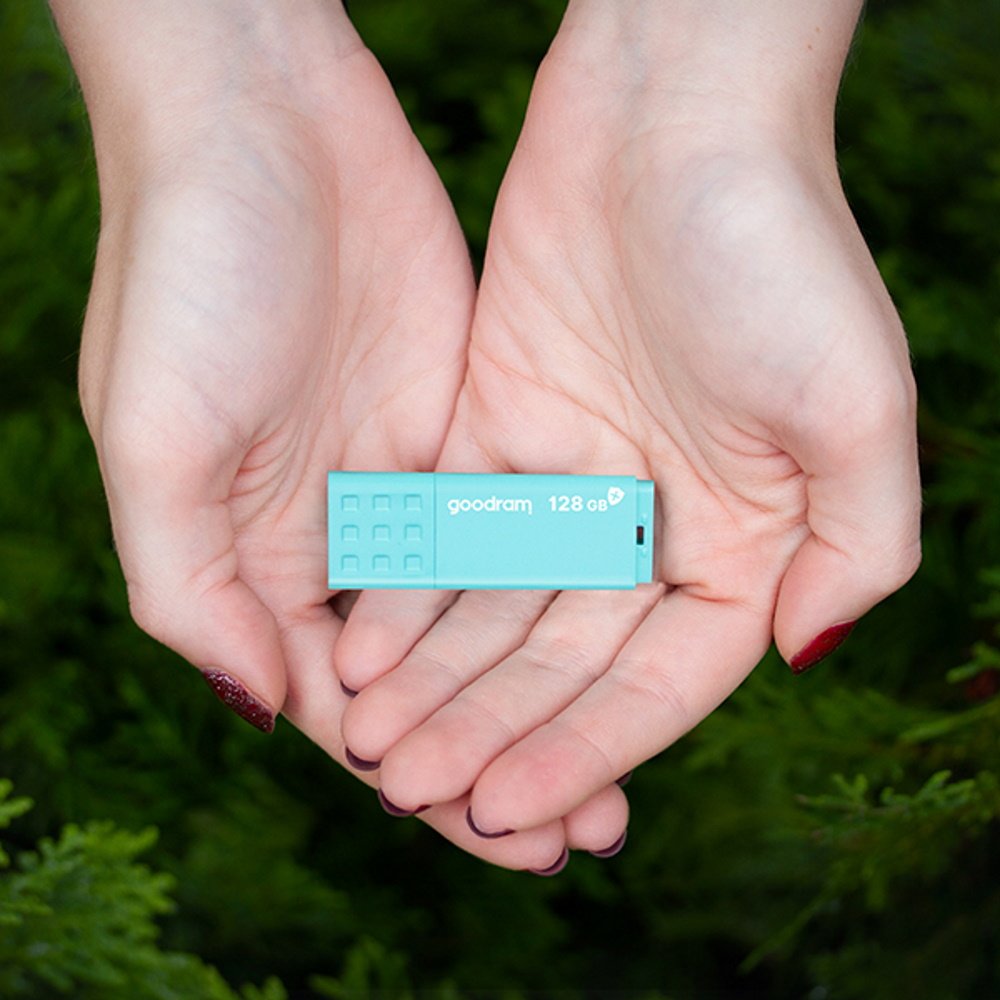 Goodram USB zibatmiņa 64GB USB 3.0 UME3 Care gaiši zaļš