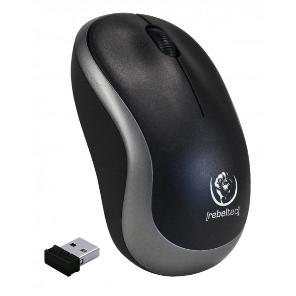 Rebeltec datorpele optical BT Meteor, sudrabaina