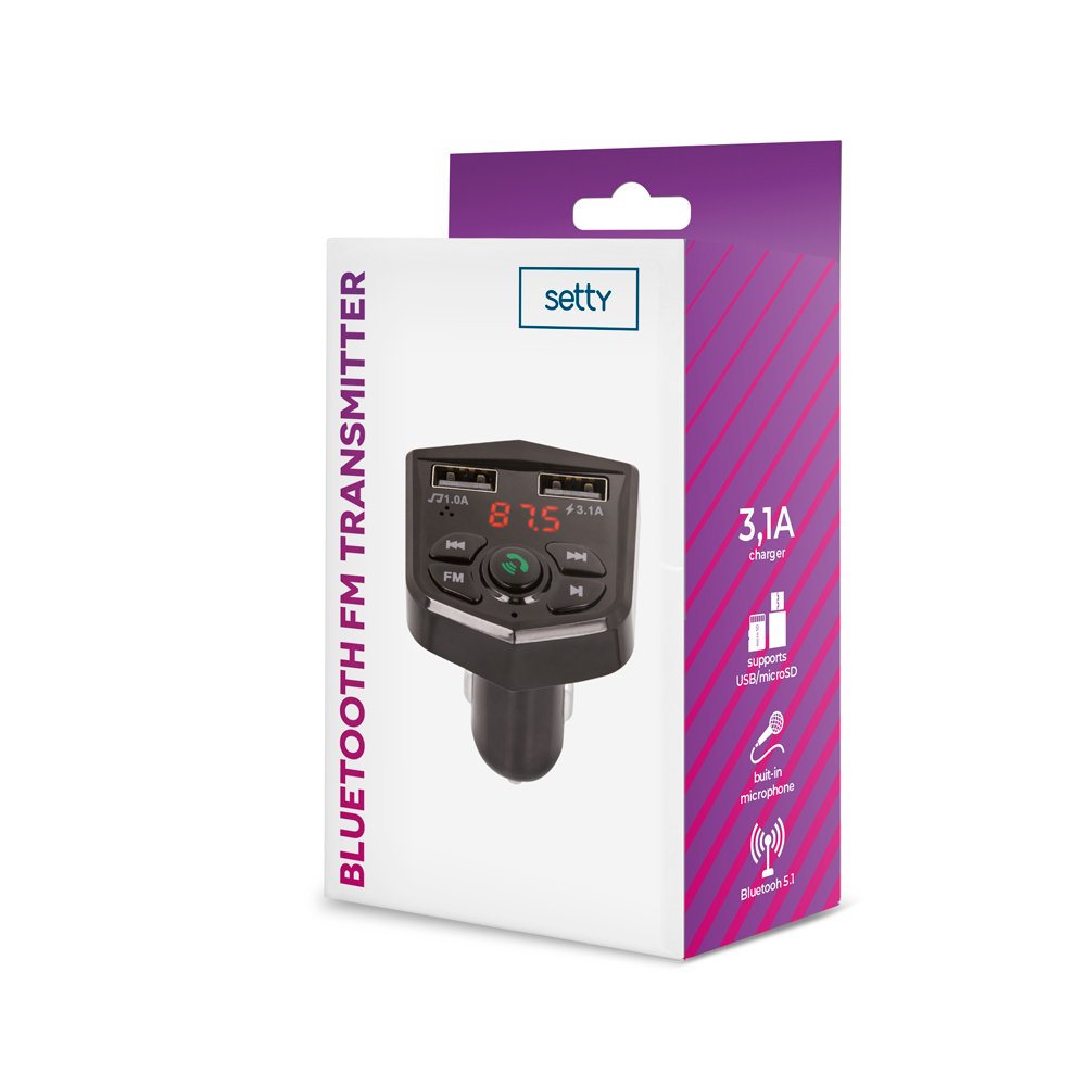 Setty Bluetooth raidītājs FM TFM-03