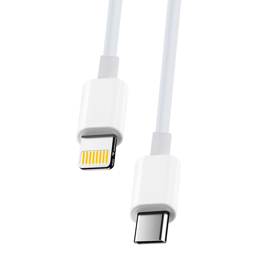Maxlife kabelis MXUC-05 USB-C - Lightning 2,0 m 20W, balts
