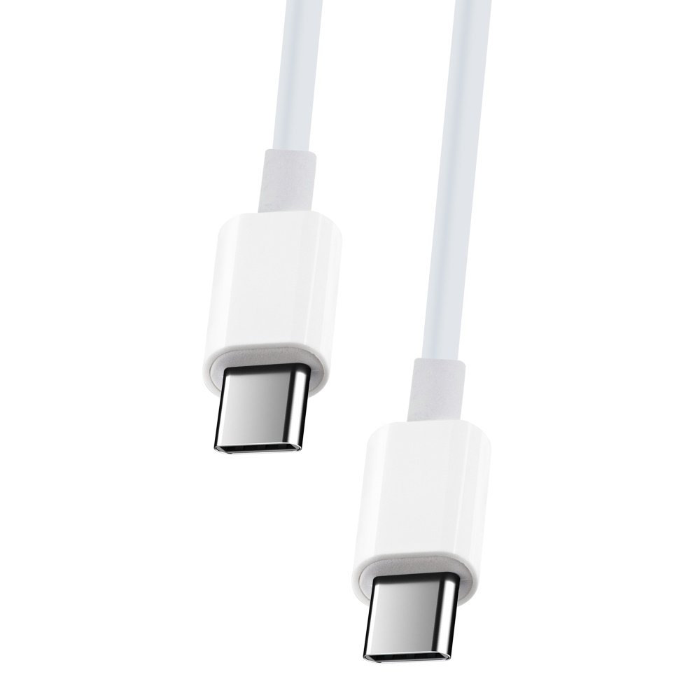 Maxlife kabelis MXUC-05 USB-C - USB-C 1,0 m 100W, balts