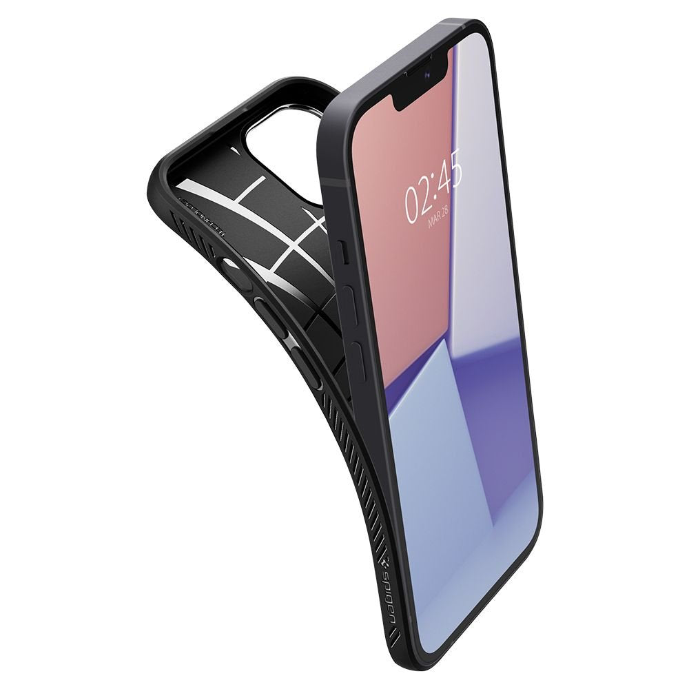 Spigen Liquid Air vāciņš iPhone 13 6,1", matēts melns