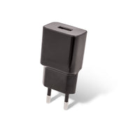 Setty lādētājs 1x USB 2,4A melns + USB-C kabelis 1,0 m JAUNS