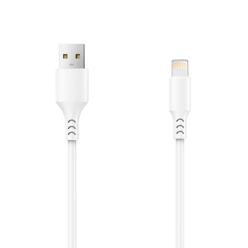 Setty kabelis USB - Lightning 3,0 m 2A balts NEW