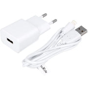 Maxlife MXTC-01 Mobilo telefonu lādētājs 1A + Lightning kabelis 1m