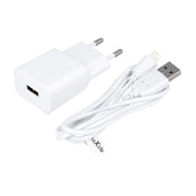 Maxlife MXTC-01 tīkla lādētājs 1x USB 2.1A balts + Lightning kabelis