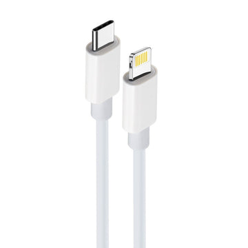 Maxlife kabelis MXUC-05 USB-C - Lightning 1,0 m 20W, balts