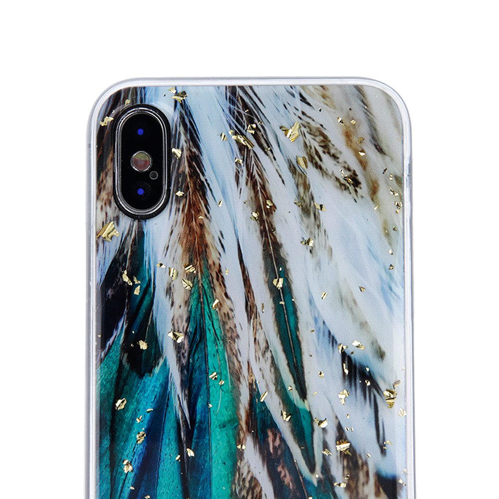 Zelta Glam vāciņš Samsung Galaxy A25 5G (globāls) spalvām
