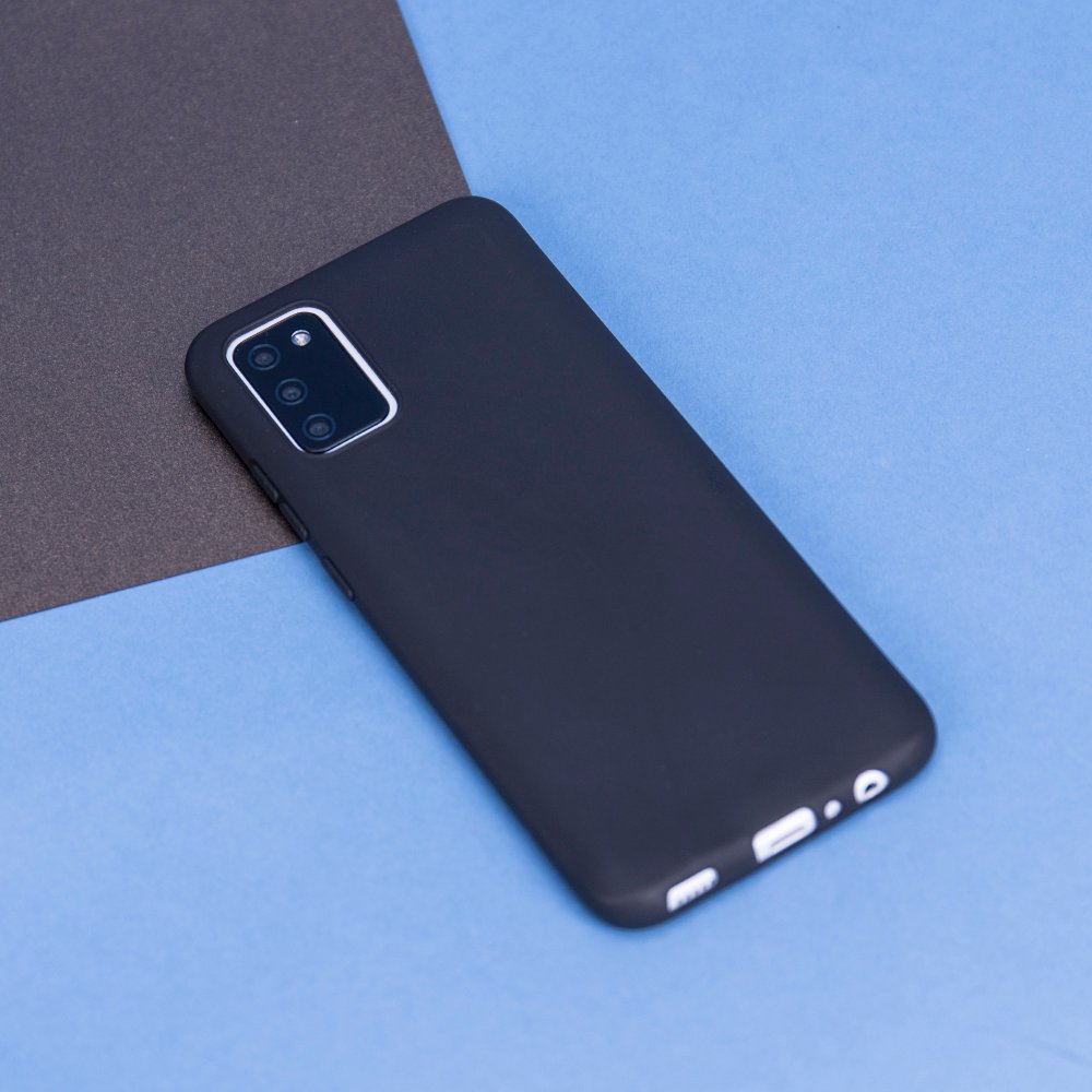Matēts TPU vāciņš Samsung Galaxy A22 5G, melns