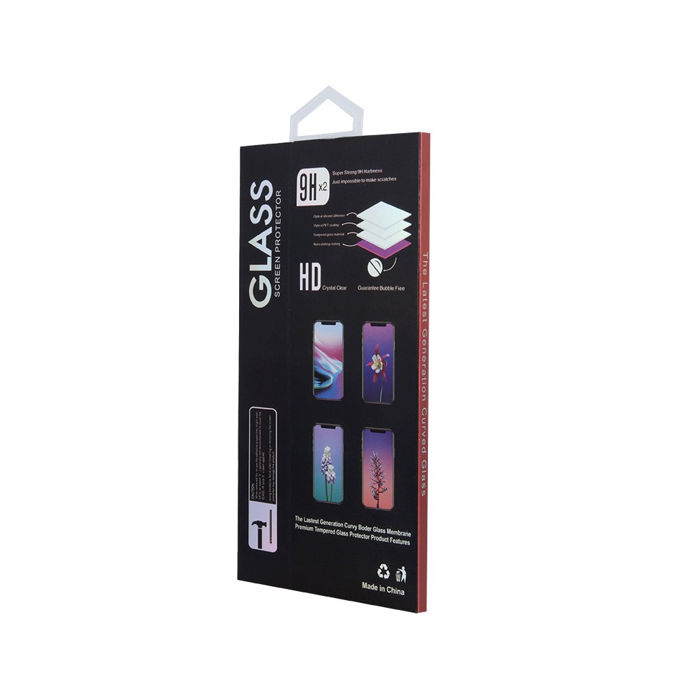 Rūdīts 6D stikls Samsung Galaxy S21 Plus / Moto E32S / E32 / Moto G22 / Nova 8i / Nova 9Z / Honor X10 / Xiaomi Redmi Note 12 Pro / 12 Pro + / 12 Explorer / Realme 9 Pro / Realme GT 2 Pro / Realme GT Neo 3 / Realme GT Neo 3T melns rāmis