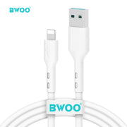 BWOO kabelis USB - Lightning 1m 3A balts X172L
