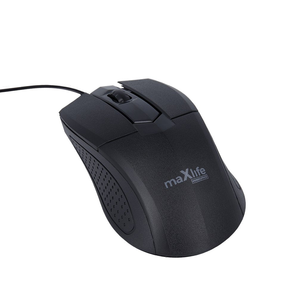 Maxlife datorpele Home Office MXHM-01 optical 1000 DPI 1,2 m, melna
