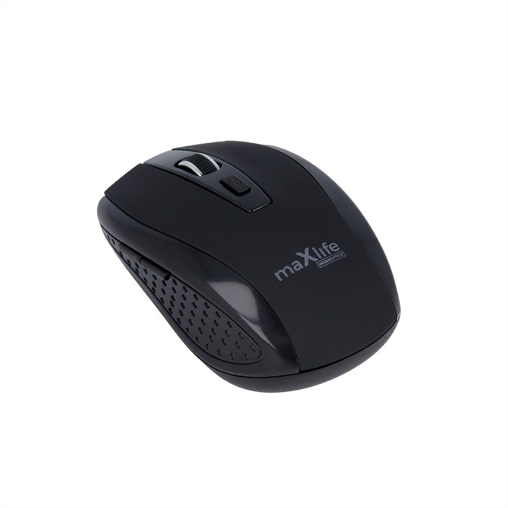 Maxlife bezvadu datorpele Home Office MXHM-02 optical 800/1000/1600 DPI, melna