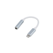 Setty adapteris Lightning - audio jack 3,5mm, balts