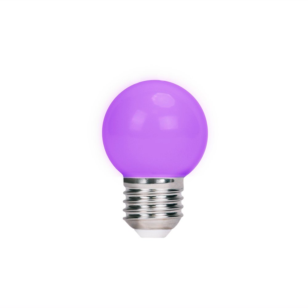LED spuldze E27 G45 2W 230V violeta 5 gab. Forever Light