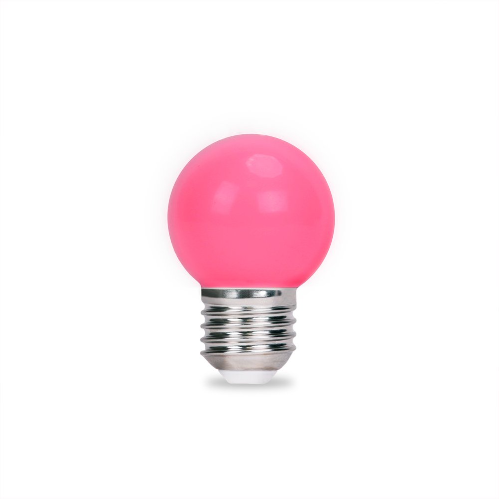 LED spuldze E27 G45 2W 230V rozā 5 gab. Forever Light