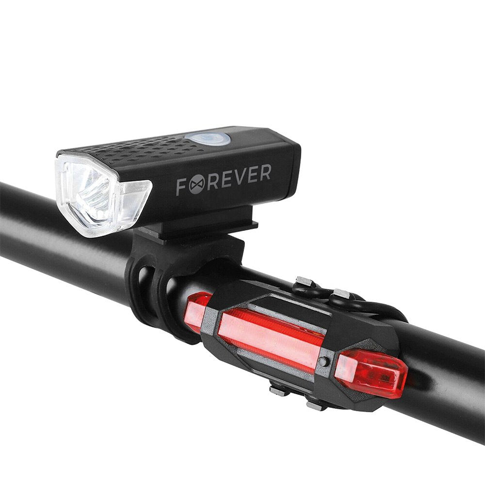 Forever Outdoor velosipēda gaismu komplekts Basic BLG-100