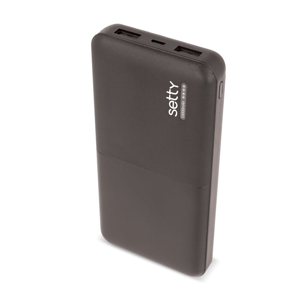 Setty ārējā baterija 10000 mAh SPB-10, melna