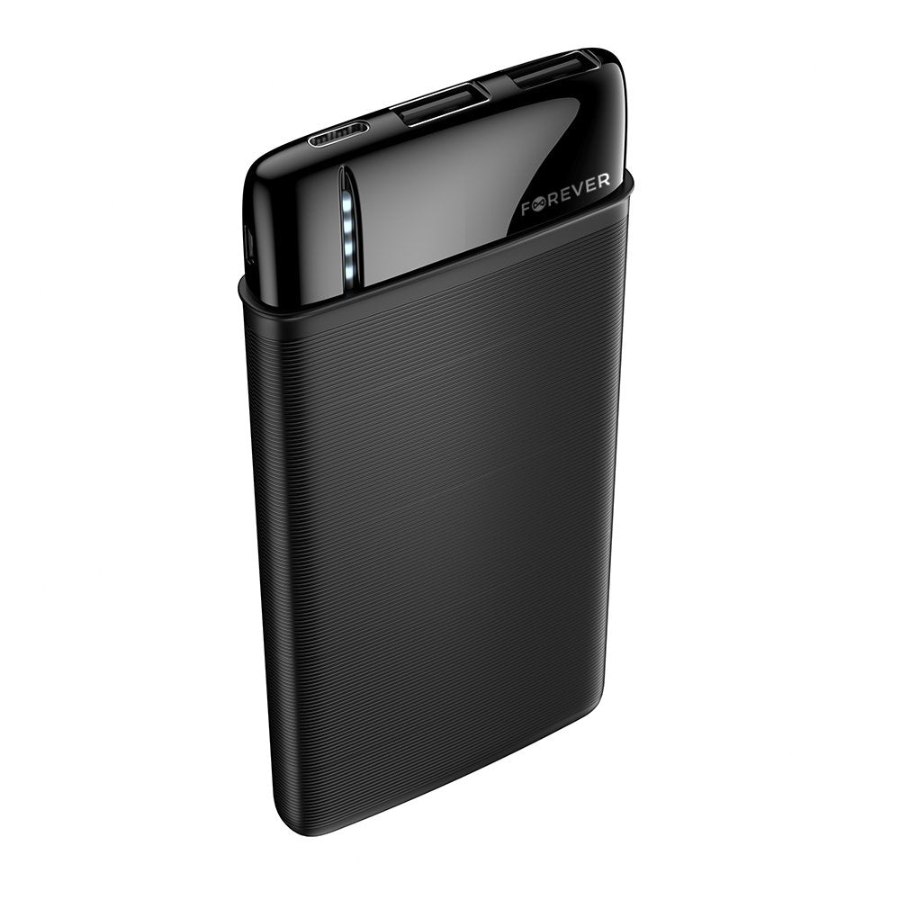 Forever ārējā baterija TB-100M 10000 mAh, melna