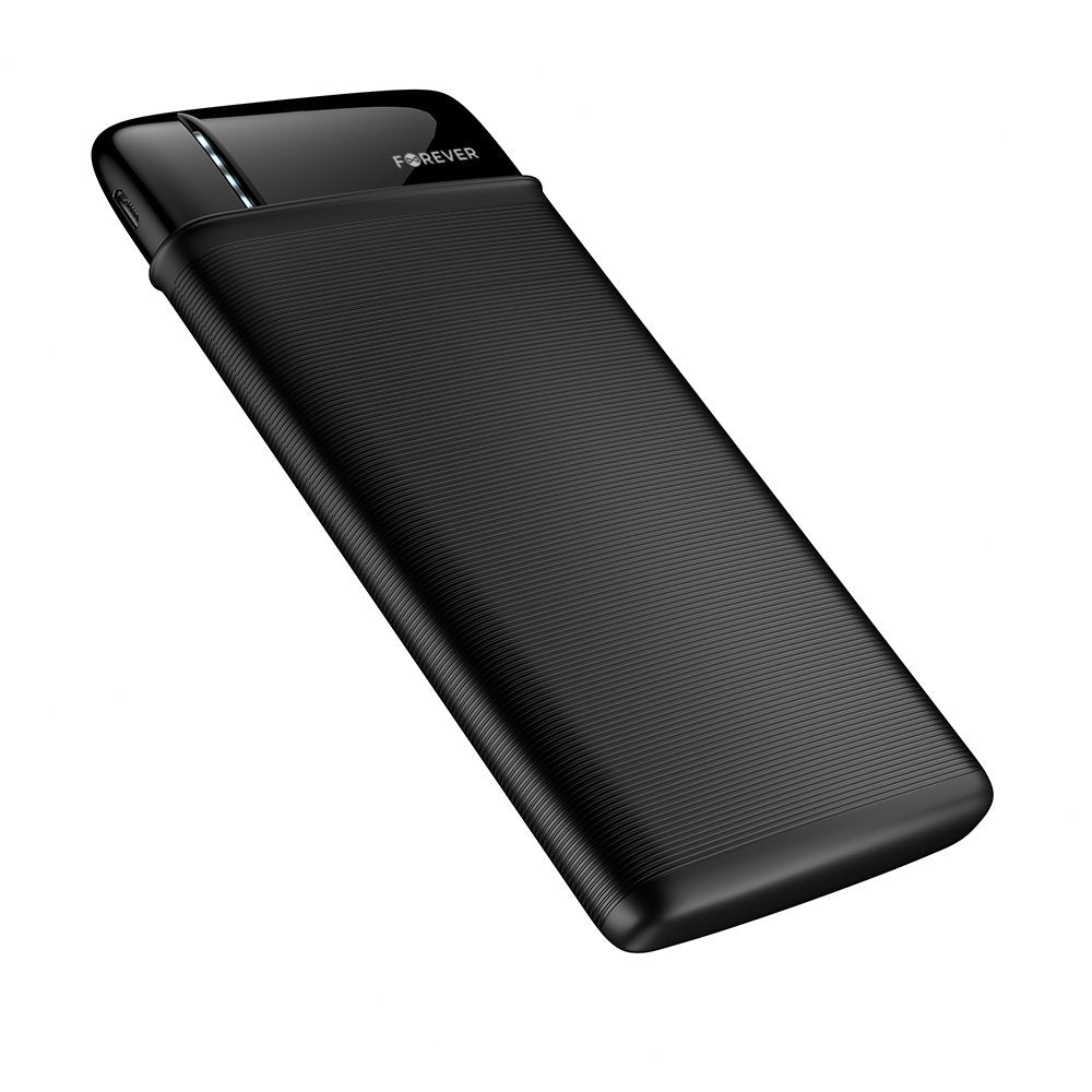 Forever ārējā baterija TB-100M 10000 mAh, melna